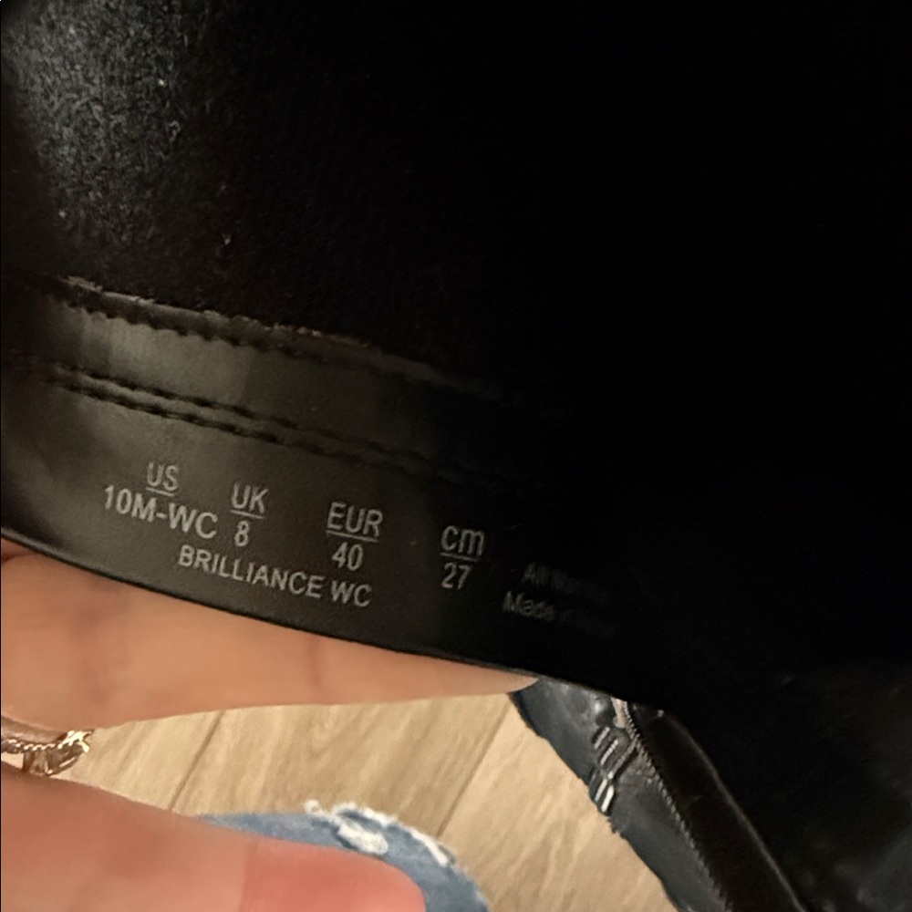 Dr Scholl’s Classic Black Knee-High Boots - Women's size 9 Wide calf - Picture 6 of 7